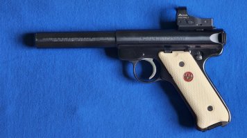 1985 Ruger Mark II Target with Burris FastFire III.jpg